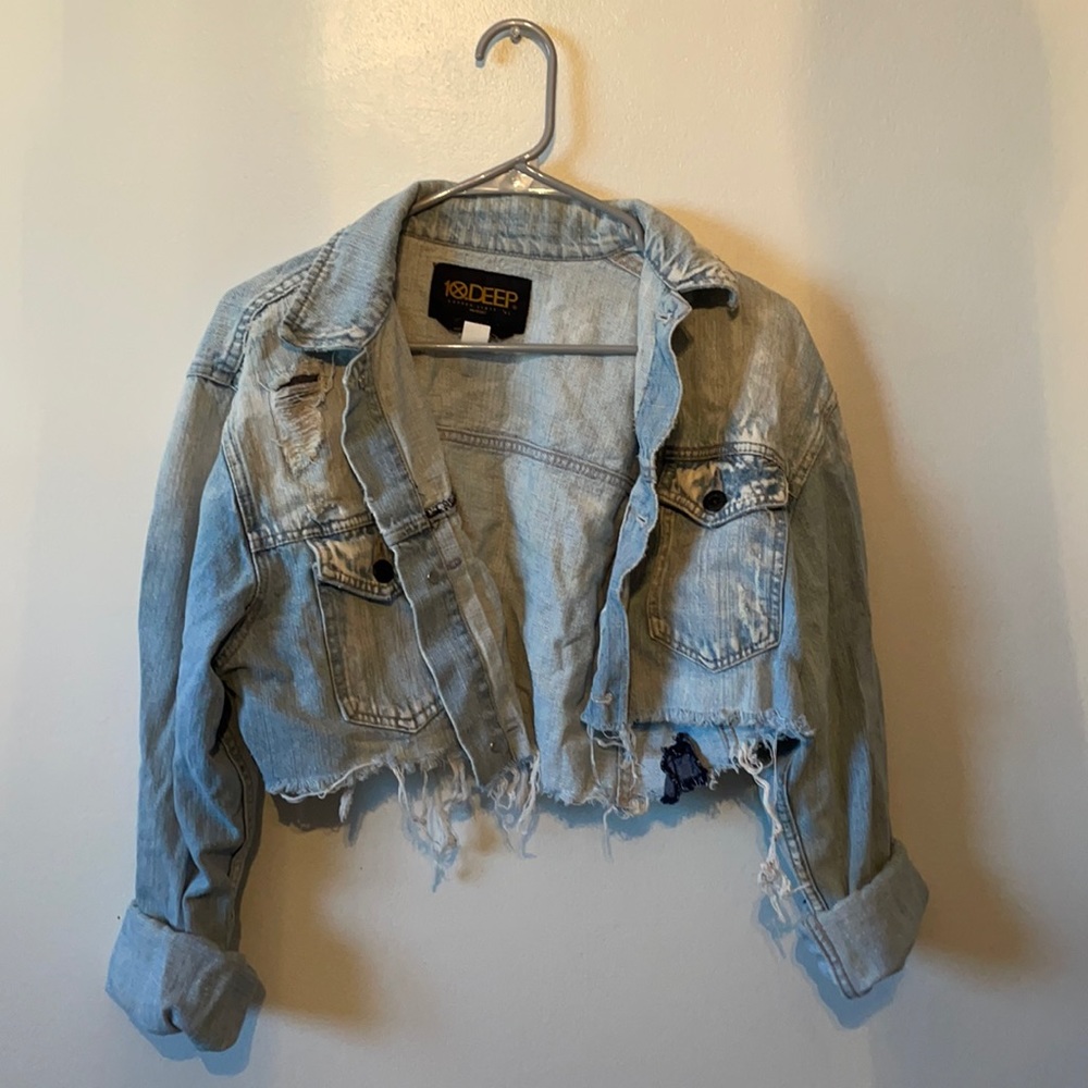 Cropped Denim Jacket